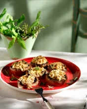 Φρέσκα Μανιτάρια με 4 Τυριά