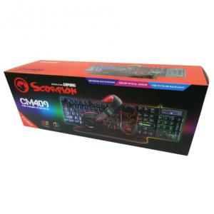 Marvo CM409 Σετ Gaming Πληκτρολόγιο με RGB φωτισμό & Ποντίκι (Αγγλικό US) αξίας 30€