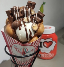 Bubble Waffle Mr Oreo