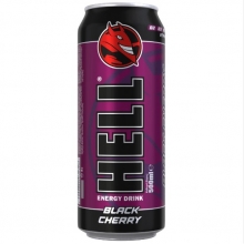 Hell Energy Drink Black Cherry 500ml