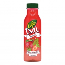 Life Ice Tea Φράουλα, Ιβίσκος και Ginseng 500ml
