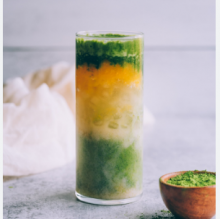 Matcha Latte Peach