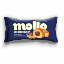 Molto Cream και Cookies Πραλίνα Φουντούκι Μπισκότο 110gr