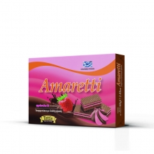 Amaretti Γκοφρετάκια Σοκολάτα - Φράουλα (68gr)