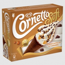 Cornetto Soft Stracciatella 6τμχ (πολυσυσκευασία)