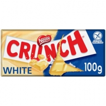 Crunch Σοκολάτα Γάλακτος Λευκή (100gr)
