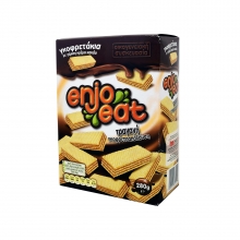 Enjoeat Γκοφρετάκια Κρέμα Κακάο (280gr)