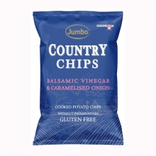 Jumbo Country Chips Balsamic Vinegar - Caramelised Onion 150gr