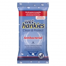 Wet Hankies Αντιβακτηριδιακά Μαντηλάκια (15τμχ)