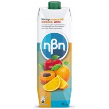 Ήβη Χυμός Πορτοκάλι - Βερίκοκο - Μήλο 1lt