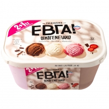 Έβγα Βανίλια - Σοκολάτα - Φράουλα (οικογενειακό)