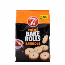 7 Days Bake Rolls Mini BBQ 160gr