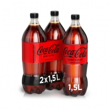 Coca-Cola Zero 2x1.5lt (-0.30€)