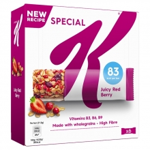 Kelloggs Special K Μπάρες Δημητριακών Red Berries 6x21.5