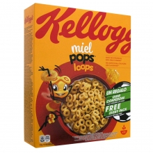 Kelloggs Δημητριακά Miel Pops Loops 20x330gr