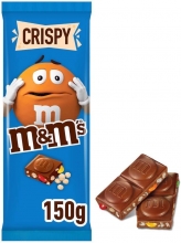 M and Ms Σοκολάτα Crispy Πλακέ 150gr