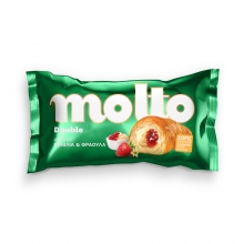 Molto Κρουασάν Βανίλια - Φράουλα 98gr