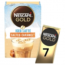 Nescafe Gold Iced Latte Salted Caramel 7x14.5gr