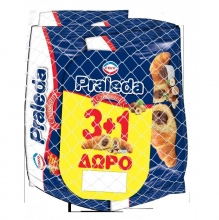 Praleda Κρουασάν Hazelnut 80gr (3+1 ΔΩΡΟ)