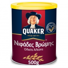 Quaker Νιφάδες Βρώμης Κουτί 500gr