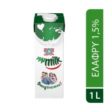 Δέλτα Mmmilk Οικογενειακό Γάλα Ελαφρύ 1lt