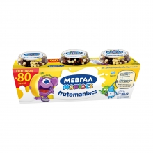 Γιαούρτι Frutomaniacs Μπανάνα και Σοκολάτα Μεβγάλ 3x150gr
