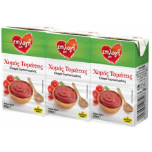 Επιλογή Μου Χυμός Ντομάτας Ελαφρά Συμπυκνωμένος 3x250gr