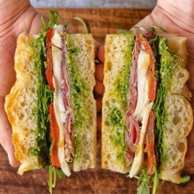 Focaccia Club Sandwich