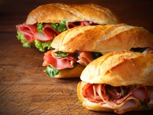 The Shrimp Po Boy Sandwich