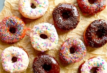 Mini Donut Chocolate White