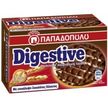 Digestive με Αλεύρι Ολικής Άλεσης με Επικάλυψη Σοκολάτας