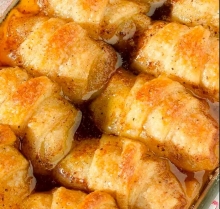 Meli Bar Σιροπιαστά Κρουασανάκια Lotus Biscoff 4τμχ