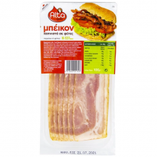 Alta Gusto Μπέϊκον Καπνιστό Φέτες 100gr