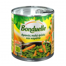 Bonduelle Αρακάς Ψιλοκομμένος και Καρότο 400 gr
