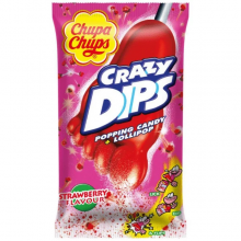 Chupa Chups Crazy Dips Strawberry 14gr