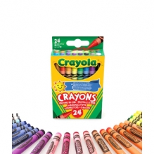 Crayola Πολύχρωμες Κηρομπογιές 24τμχ