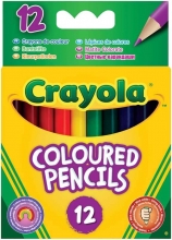 Crayola Χρωματιστές Ξυλομπογιές Μεσαίου Μεγέθους 12τμχ