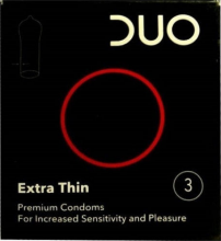 Duo Προφυλακτικά Extra Thin 3τμχ