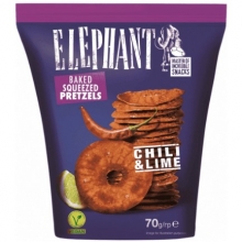 Elephant Mini Pretzel Lime and Chili 70gr