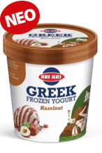 Greek Frozen Yogurt Hazelnut