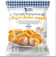 Mega Yeeros Κοτομπουκιές Γεμιστές Philadelphia Κατεψυγμένες 340gr