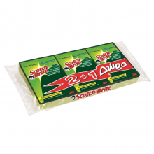 Scotch Brite Σφουγγαράκι Πράσινο (2+1 ΔΩΡΟ)