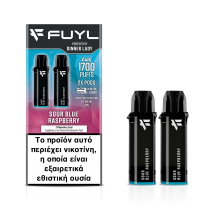 Sour Blue Raspberry Fuyl Disposable Prefilled Pods 20mg 850 Puffs (2pcs) – Dinner Lady
