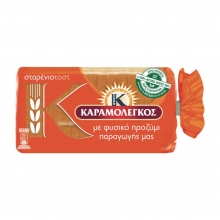 Καραμολέγκος Ψωμί του Τοστ Σίτου Mini σε Φέτες 340gr