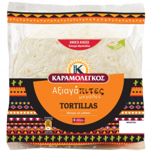 Καραμολέγκος Αξιαγάπιτες Τορτίγιες Μεγάλες 6τεμ 375gr