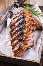 Χοιρινά Spare Rips με Καραμέλα Σόγιας 1kg