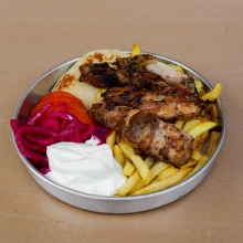 Κοντοσούβλι Χοιρινό Μερίδα