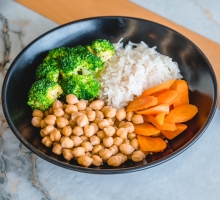 Ρεβύθια με Ρύζι