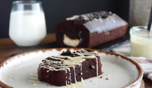 Χειροποίητο Κέικ Σοκολάτα με Frosting Φυστικοβούτυρο