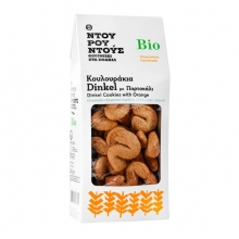 Ντουρουντούς Κουλουράκια Dinkel με Πορτοκάλι Bio 200gr